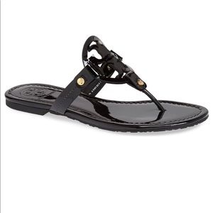 Tory Burch patent leather Miller sandal - Sz 8